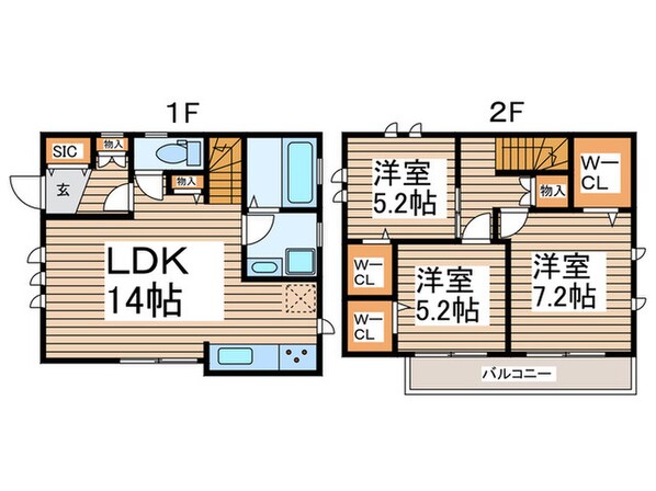 サン・イーゴＤ棟の物件間取画像